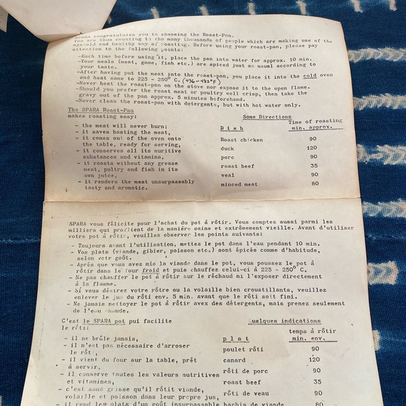 Lot (2) Vintage Spara Bratenkopf Dutch ovens - Picture 6 of 7